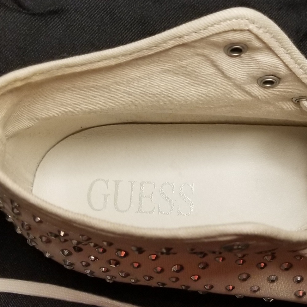GUESS Bling Sneakers "JOAN" Crystal/Stud decor 10 - Picture 5 of 7